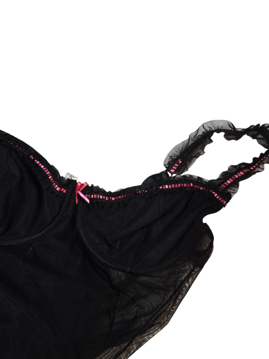 Y2k vintage coquettish top