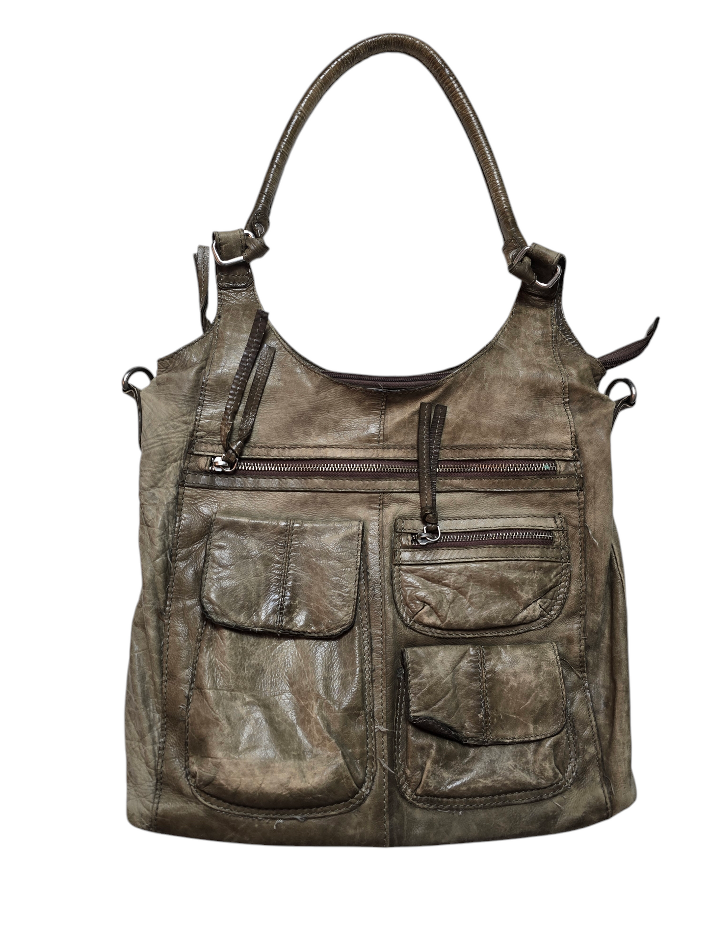 Y2k vintage distressed handbag