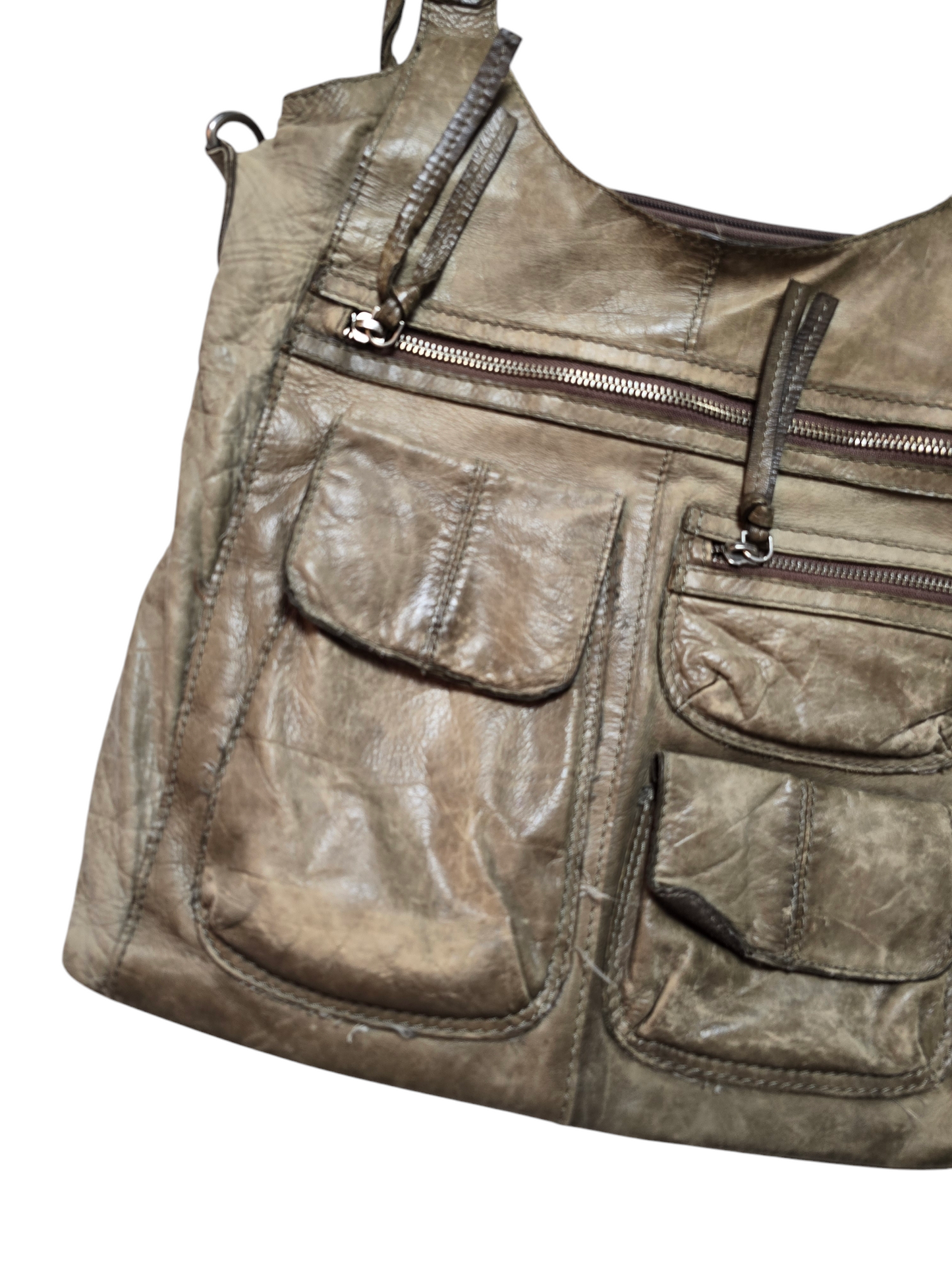 Y2k vintage distressed handbag