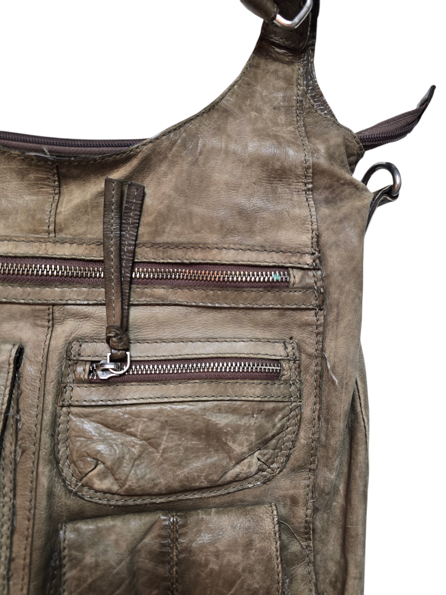 Y2k vintage distressed handbag