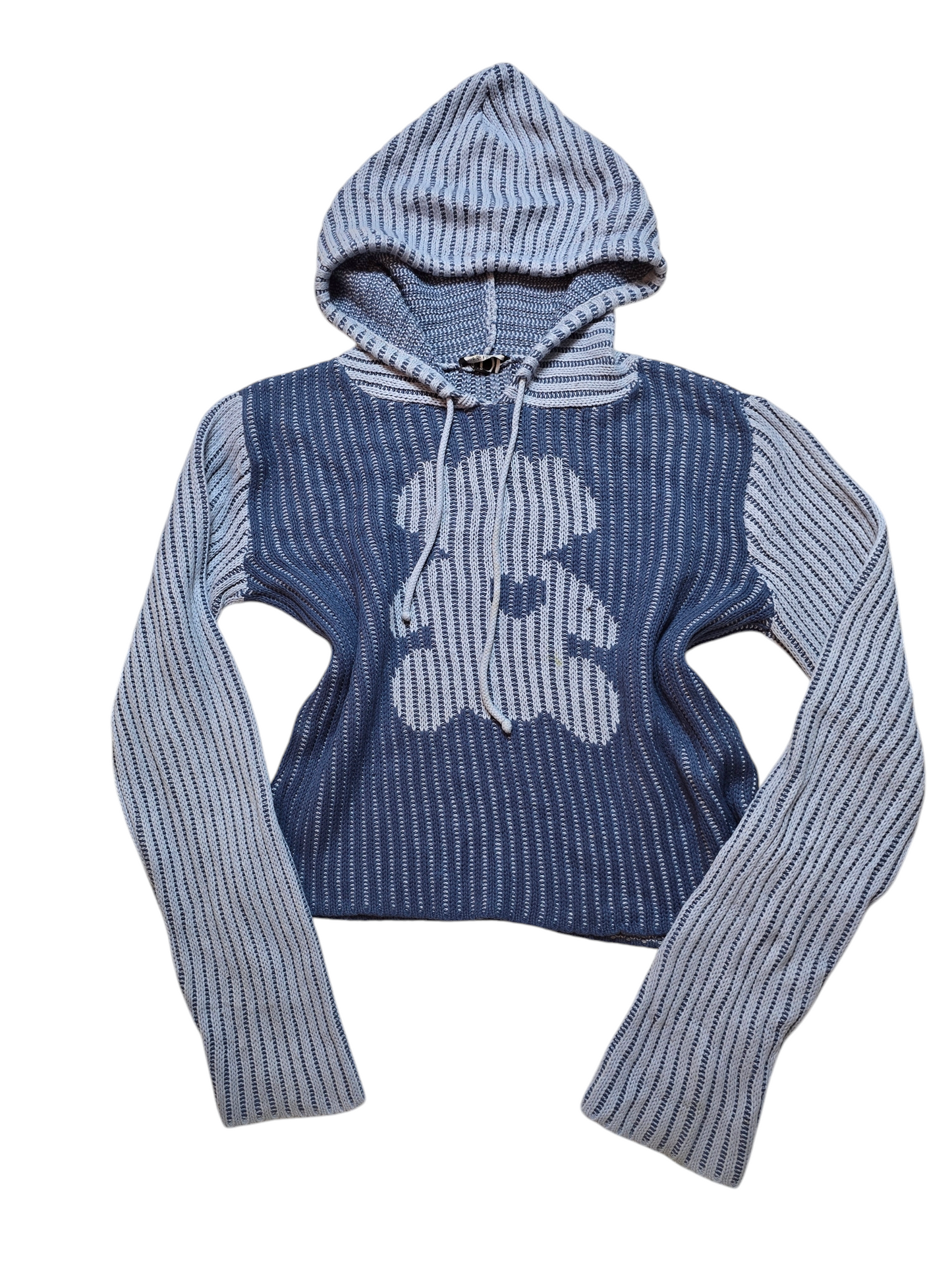 90s vintage flirty ribbed sweater