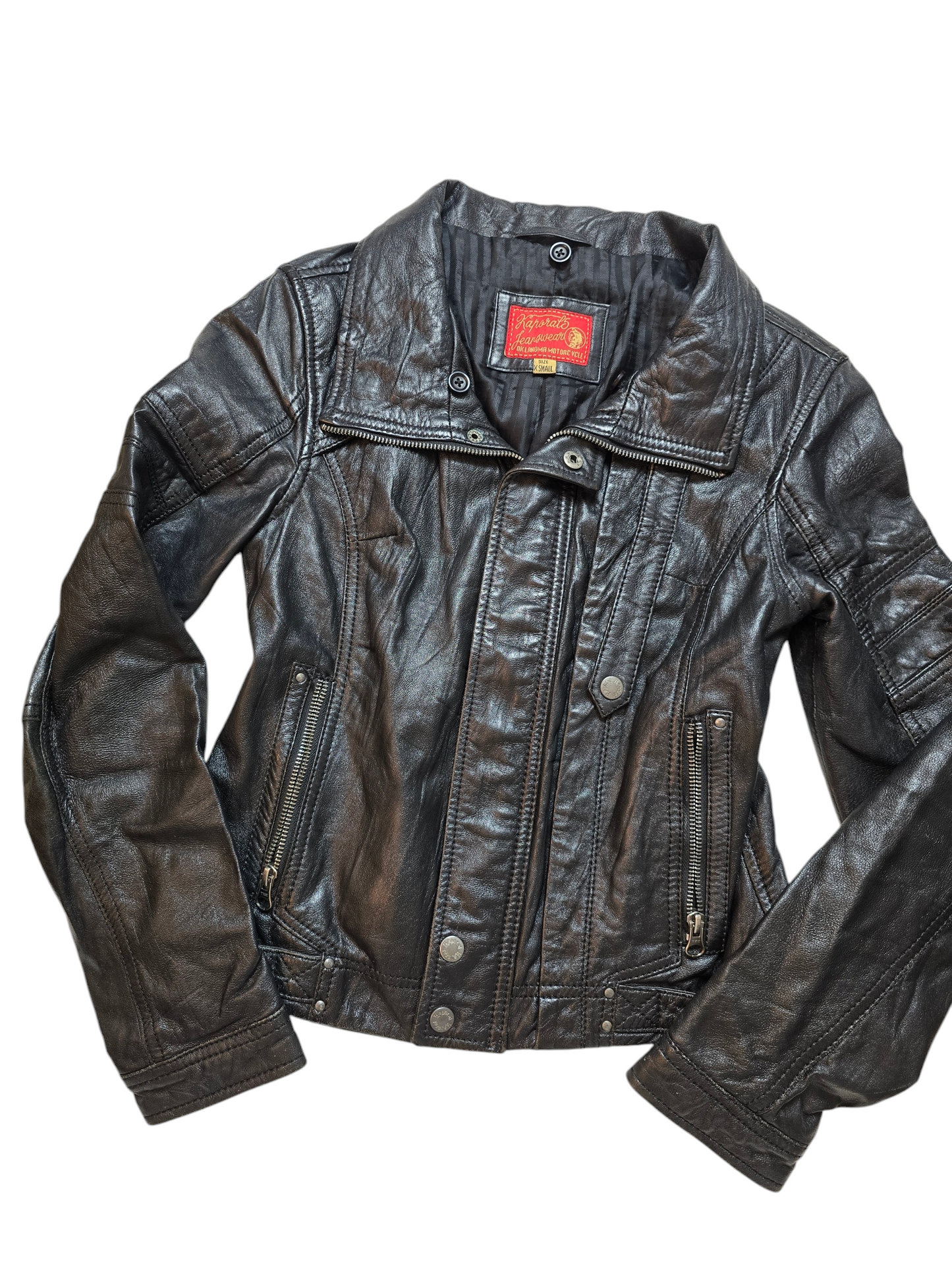 Y2k vintage biker jacket
