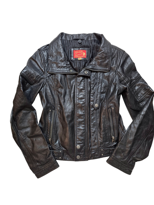 Y2k vintage biker jacket