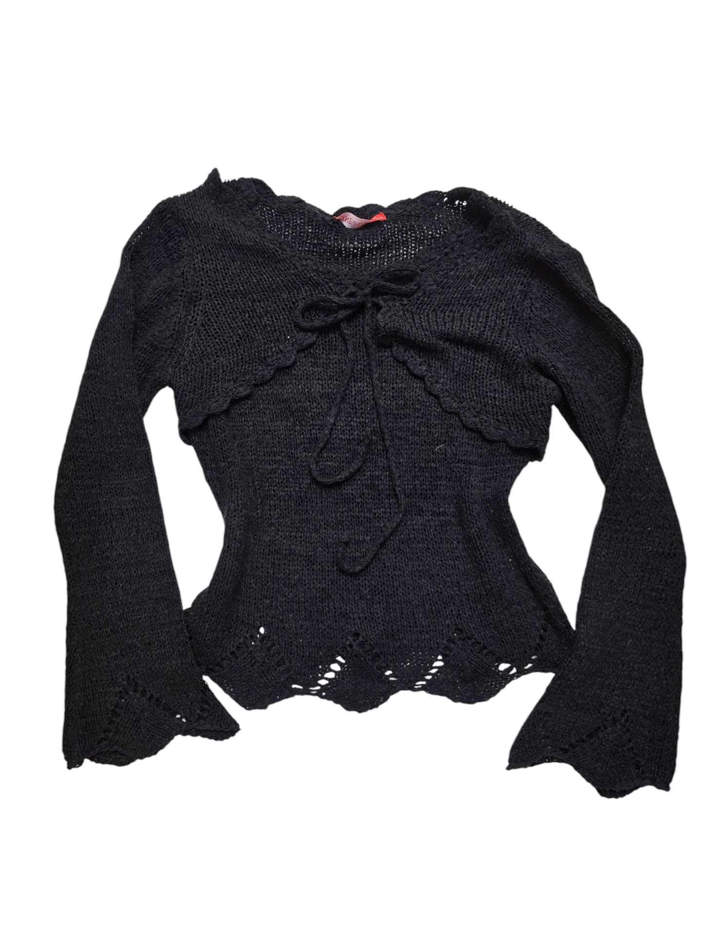 Y2k vintage dark coquette sweater