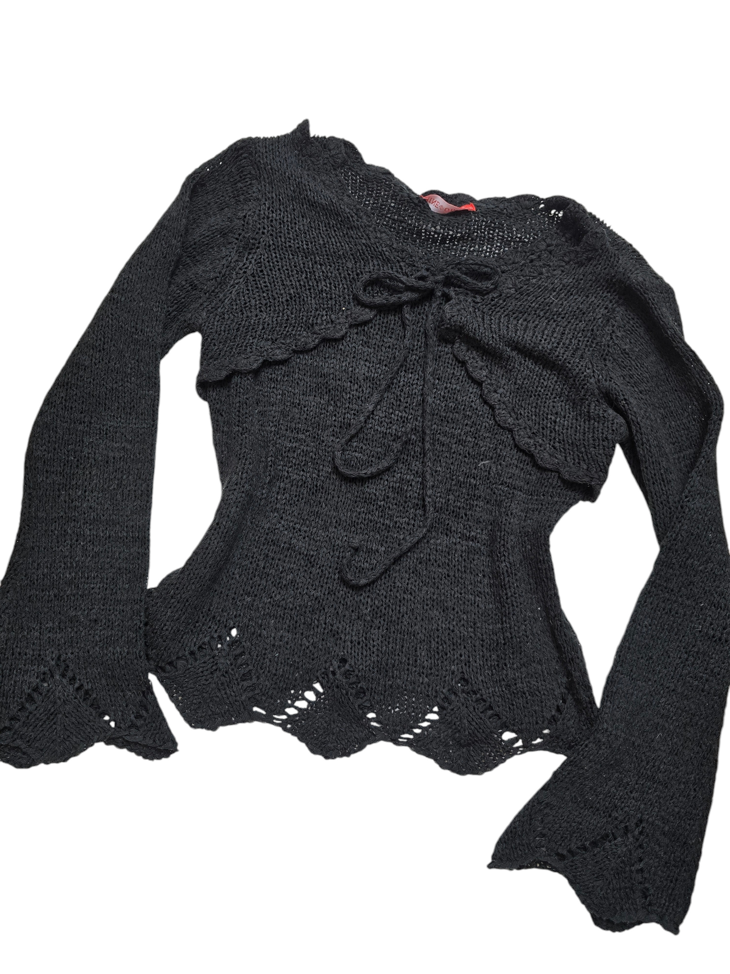 Y2k vintage dark coquette sweater
