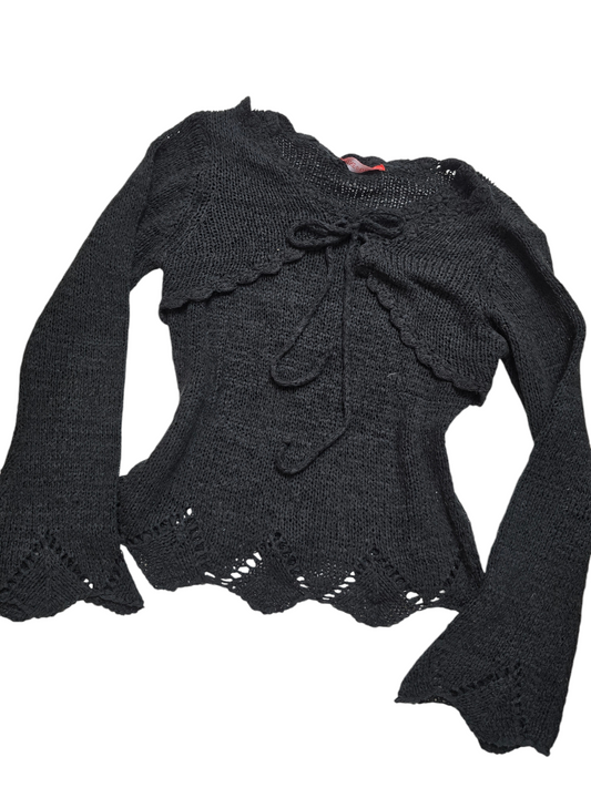Y2k vintage dark coquette sweater