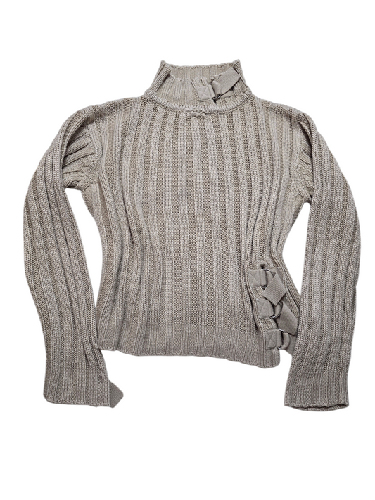 Y2k vintage softgrunge ribbed sweater