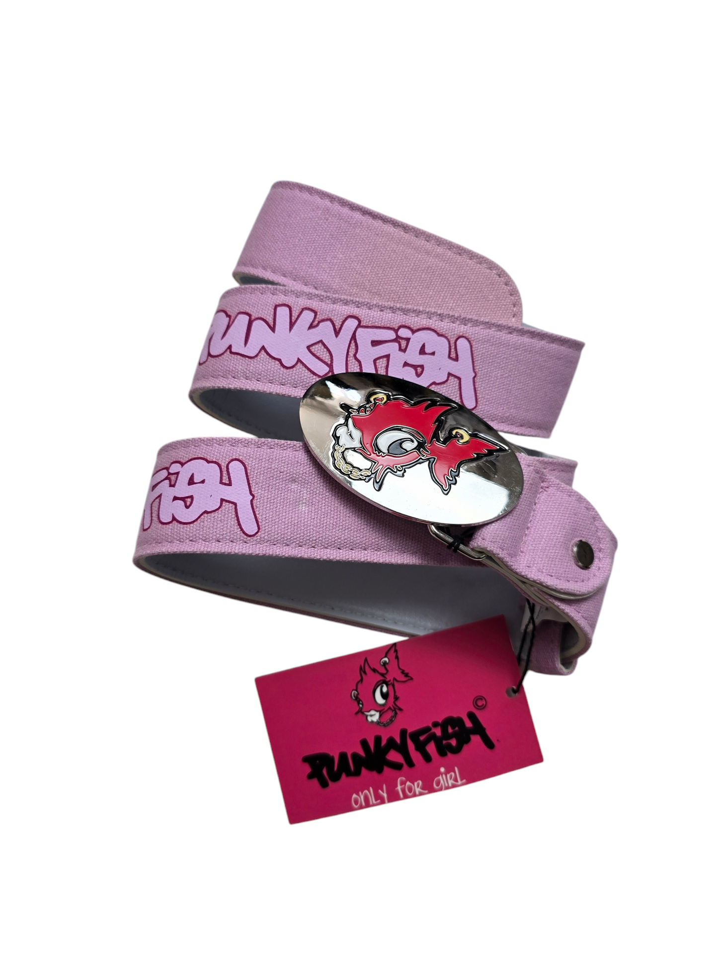 Y2k Punkyfish vintage archive pink belt