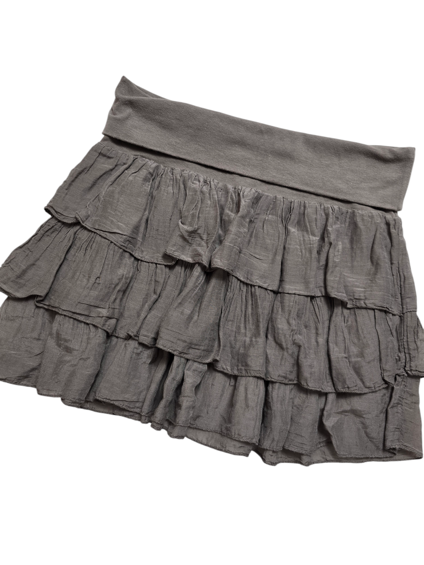 00s vintage ruffled downtown skirt
