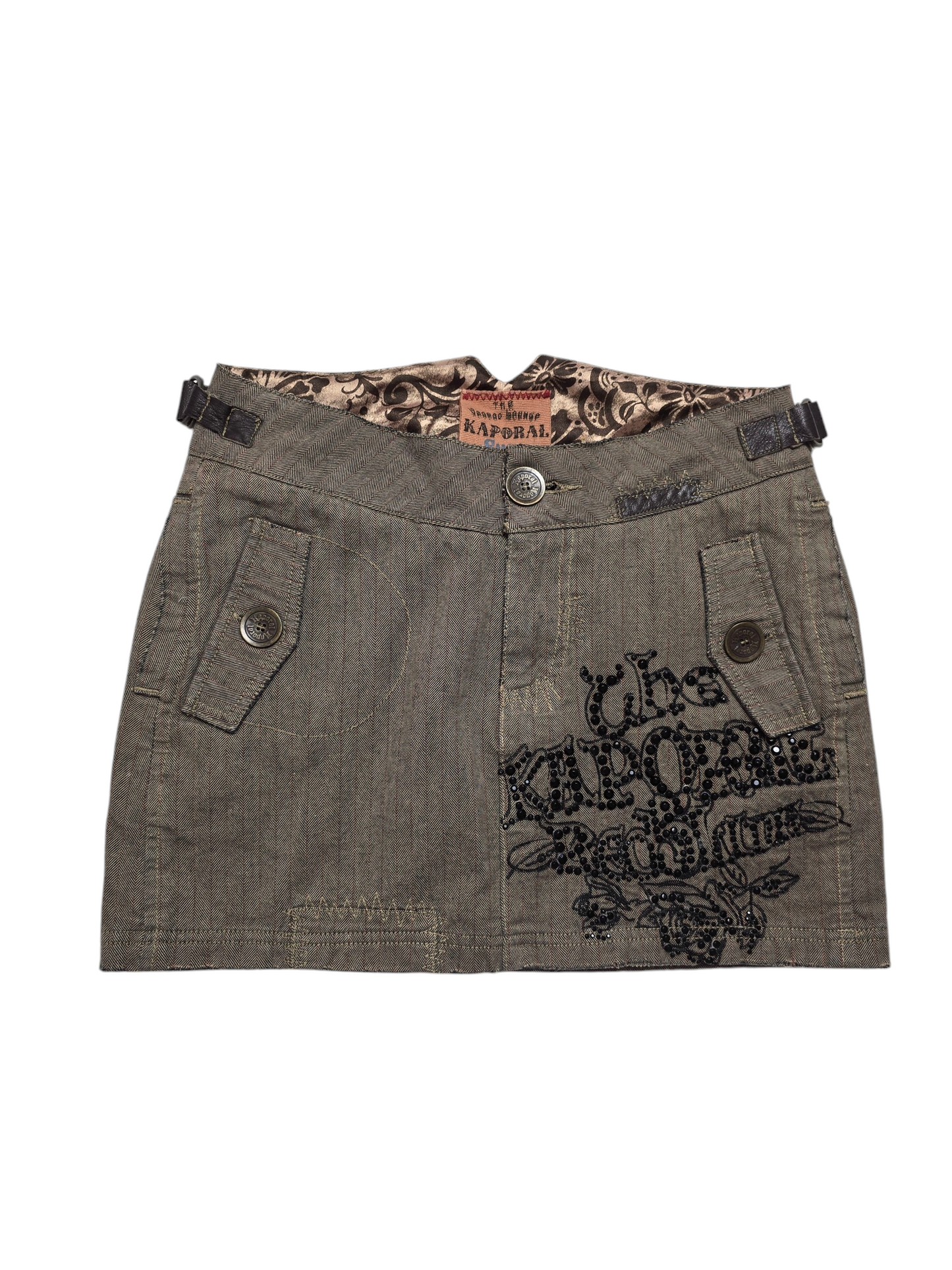 Y2k vintage softgrunge plaid skirt