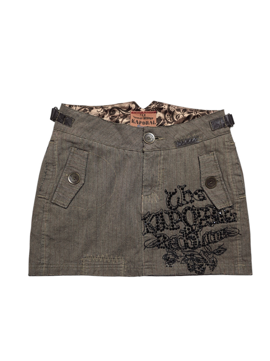 Y2k vintage softgrunge plaid skirt