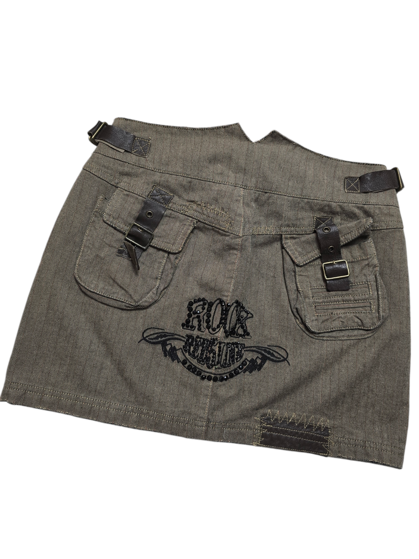 Y2k vintage softgrunge plaid skirt