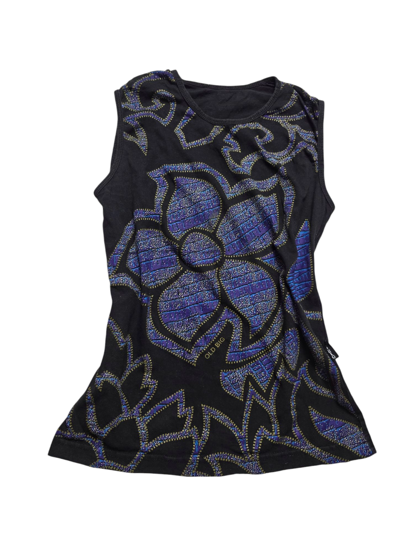 Y2k vintage bohemian printed grunge top