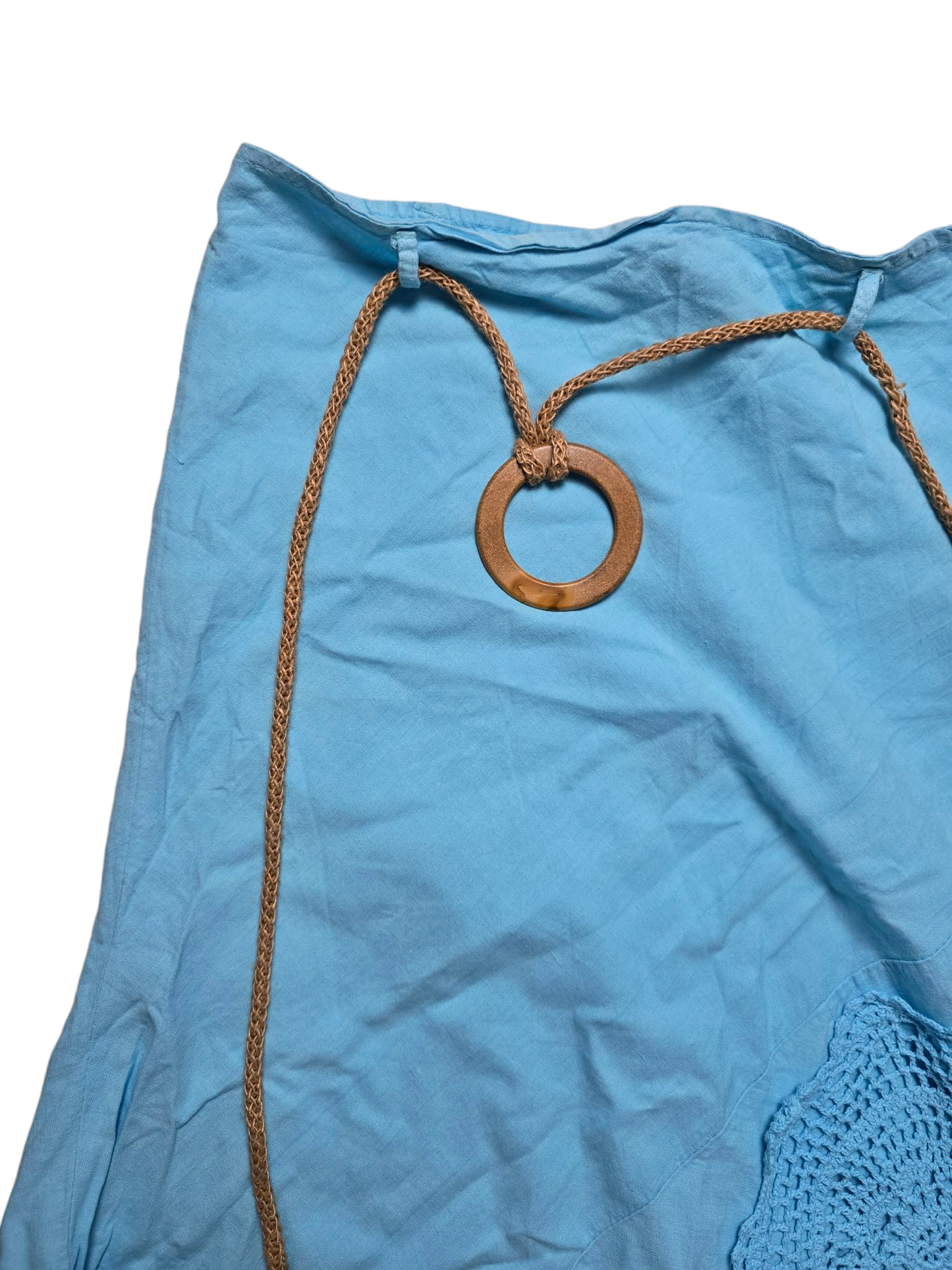 Y2k vintage bohemian asymmetric skirt