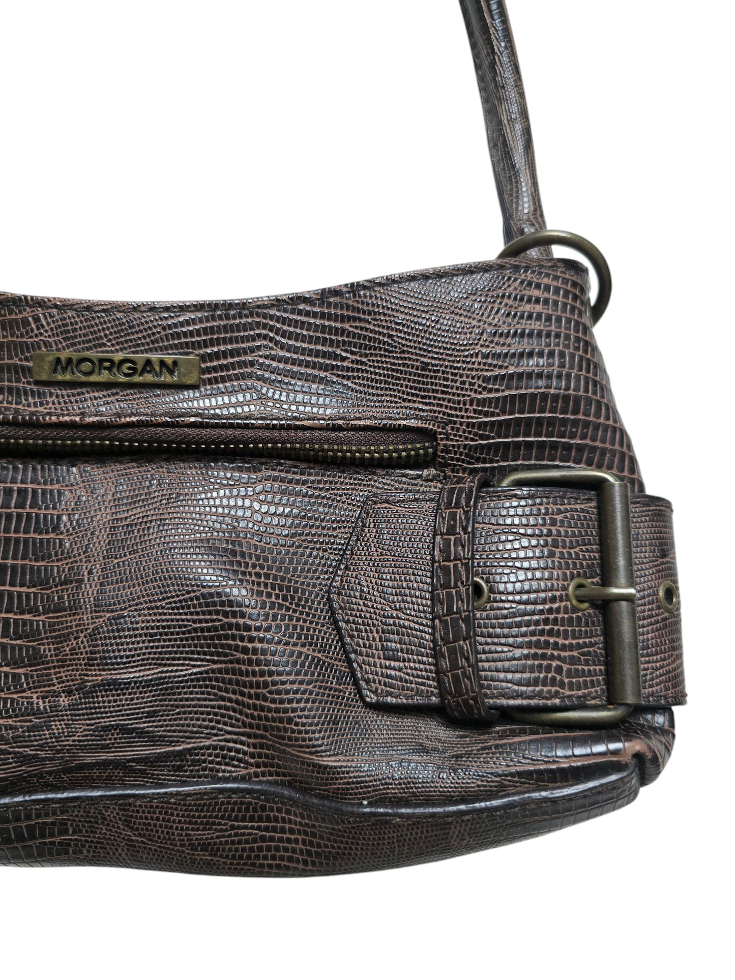 90s vintage Morgan de toi boho grunge baguette bag