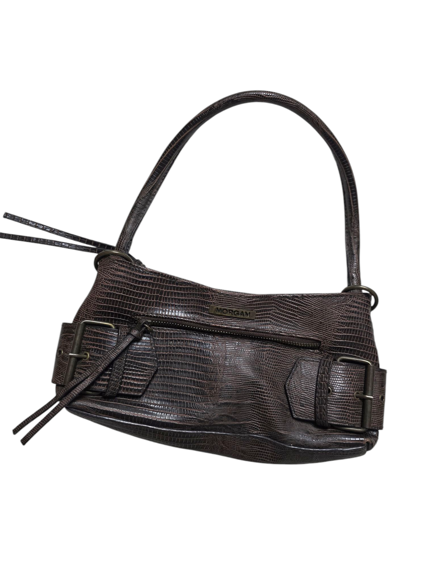 90s vintage Morgan de toi boho grunge baguette bag