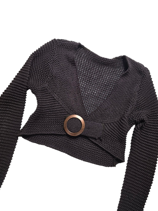 Y2k vintage bohemian bolero sweater