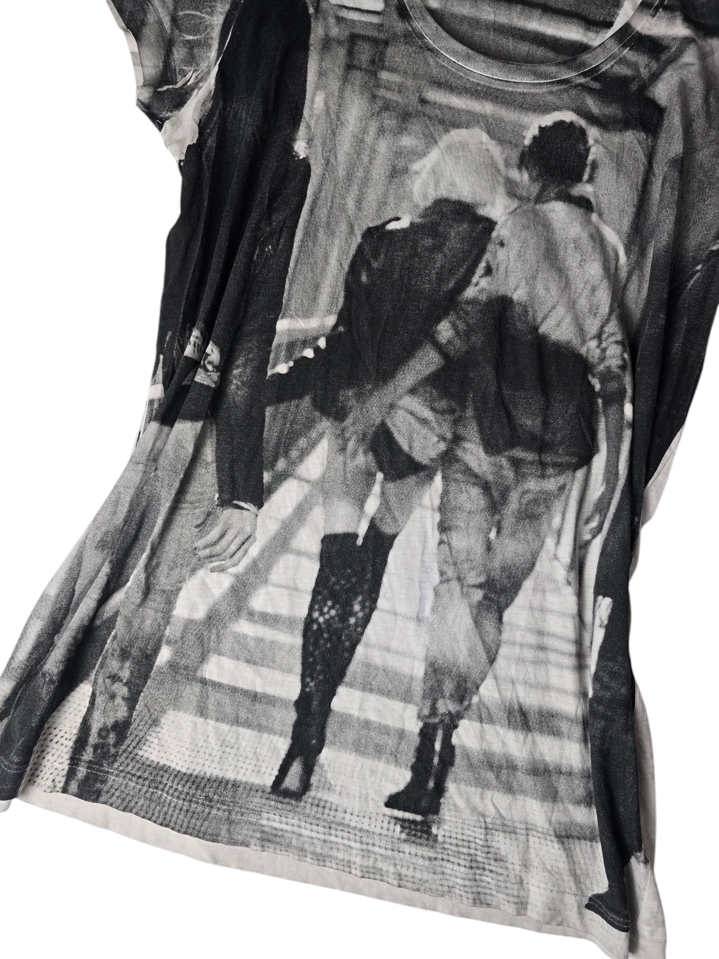 00s vintage Diesel archive indiesleaze printed large tee