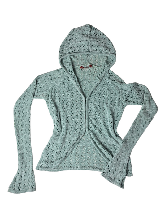 Y2k vintage flirty fairy zip sweater