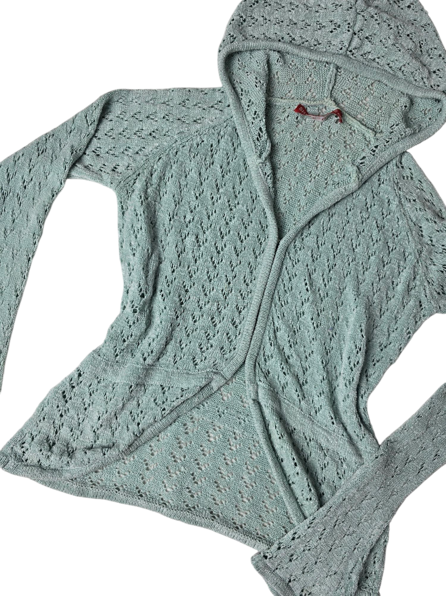 Y2k vintage flirty fairy zip sweater