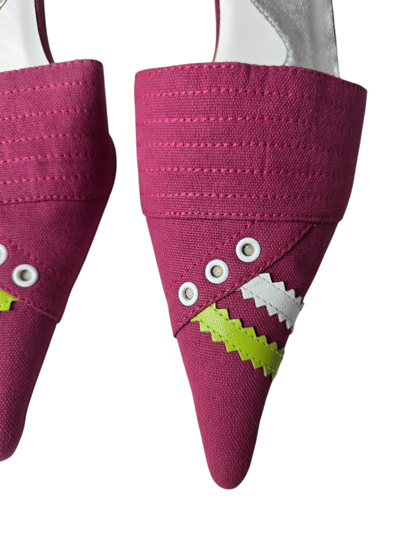 Y2k vintage blockette kitten heels