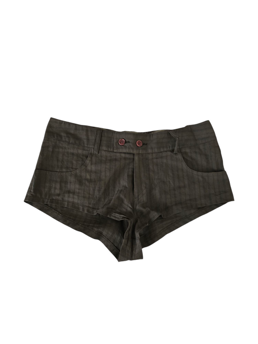 00s vintage downtown stripes mini shorts