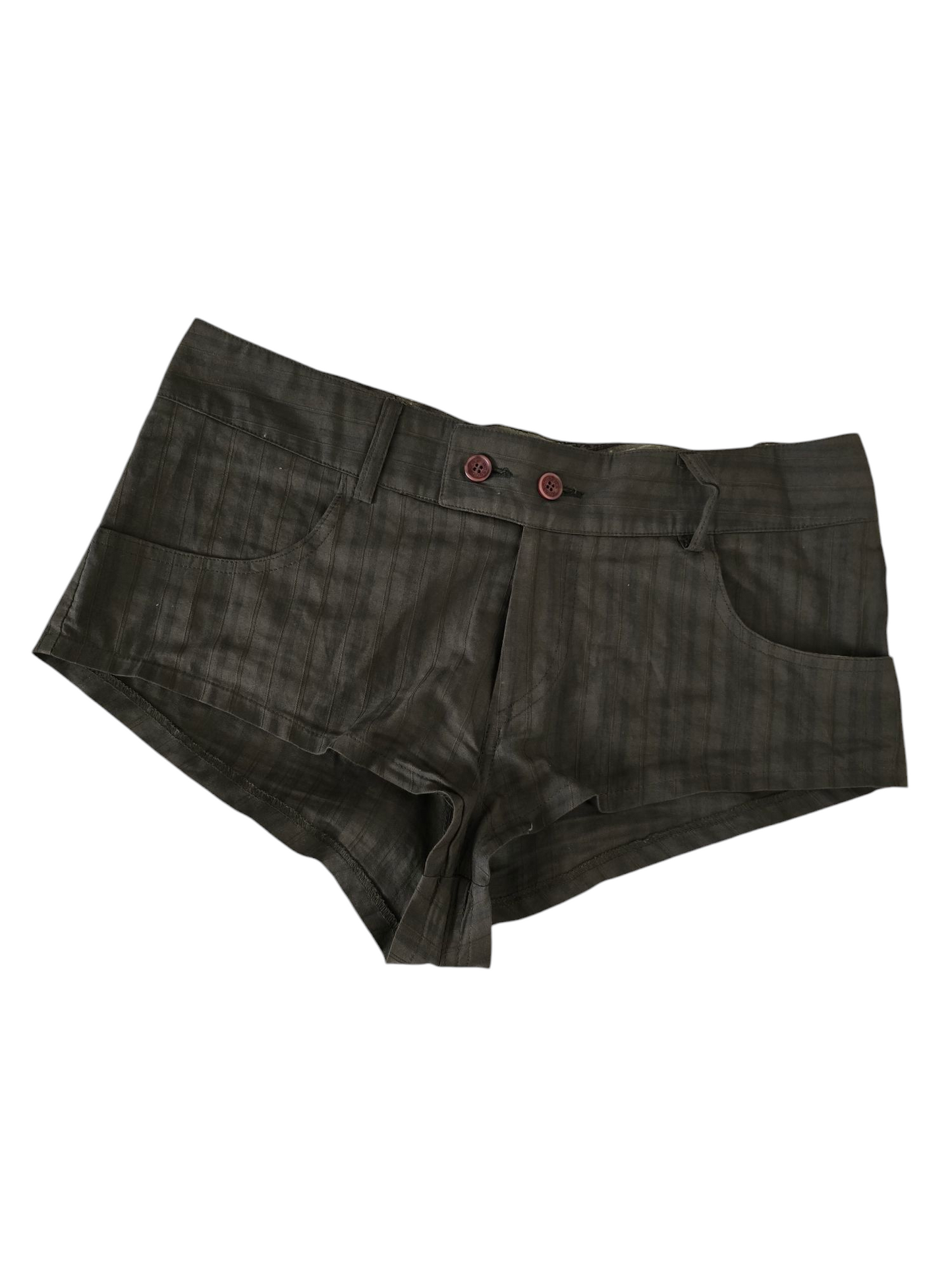 00s vintage downtown stripes mini shorts