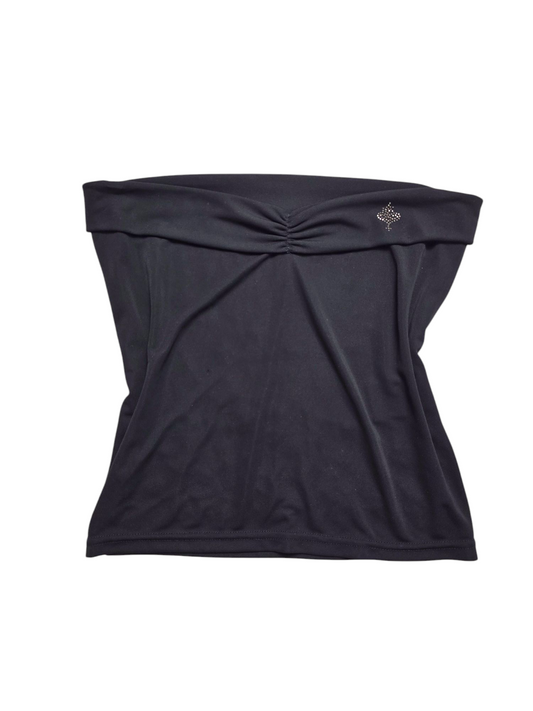 Y2k vintage mcbling rhinestone bustier top