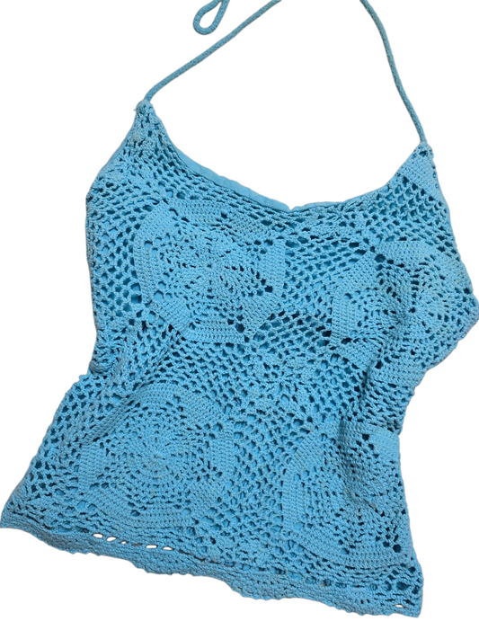 Y2k vintage fairy backless top