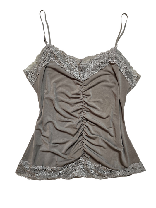 00s vintage coquette lace cami top