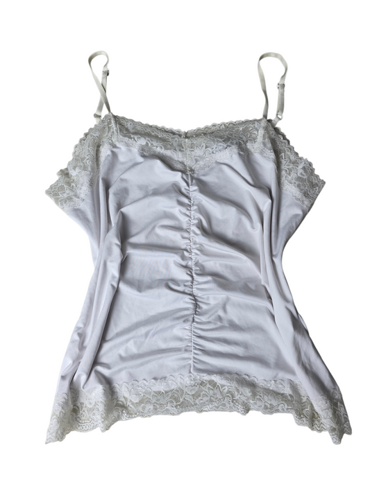 00s vintage coquette lace cami top