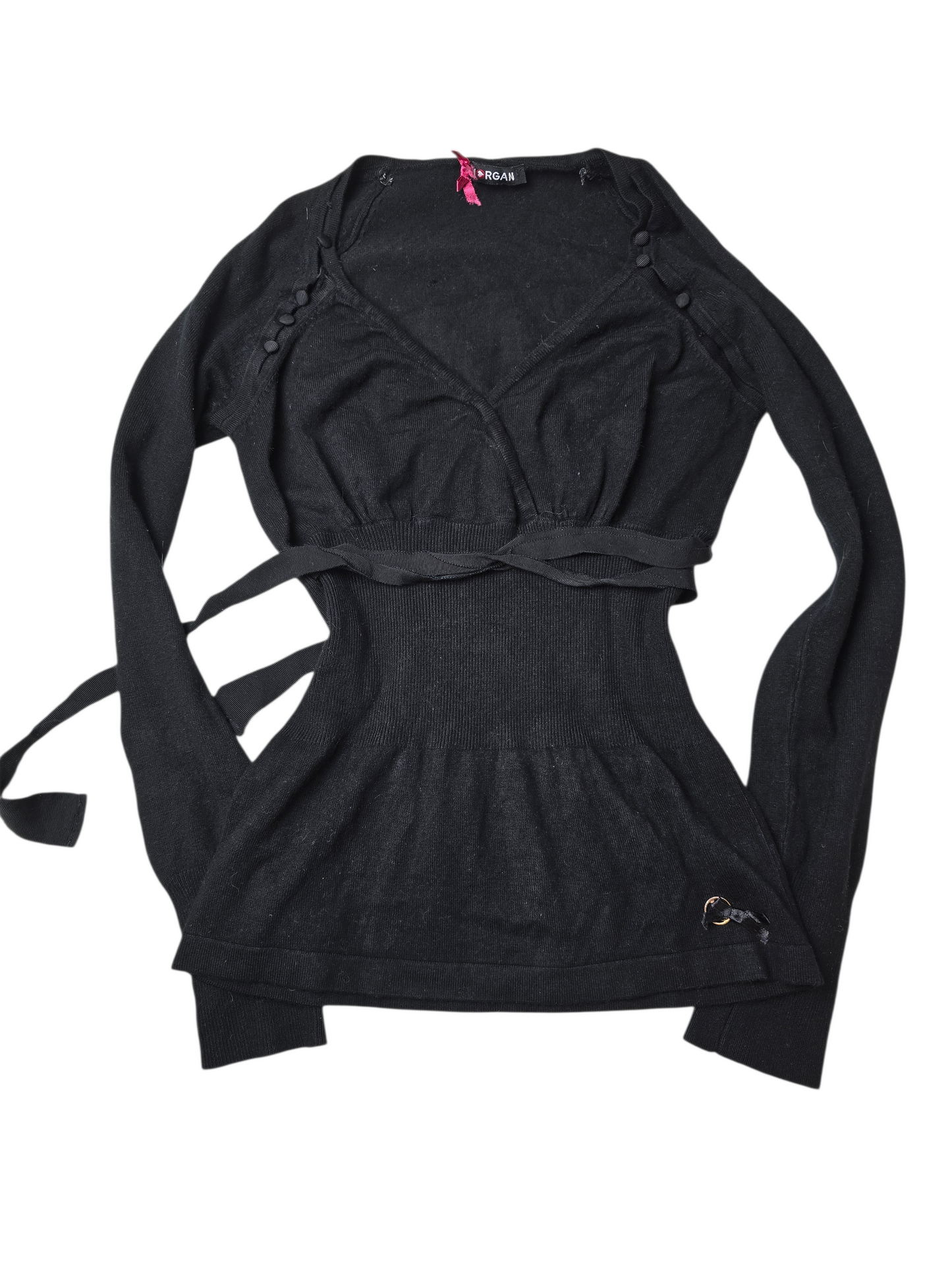 00s dark coquette Morgan de toi black sweater - zimfriperie