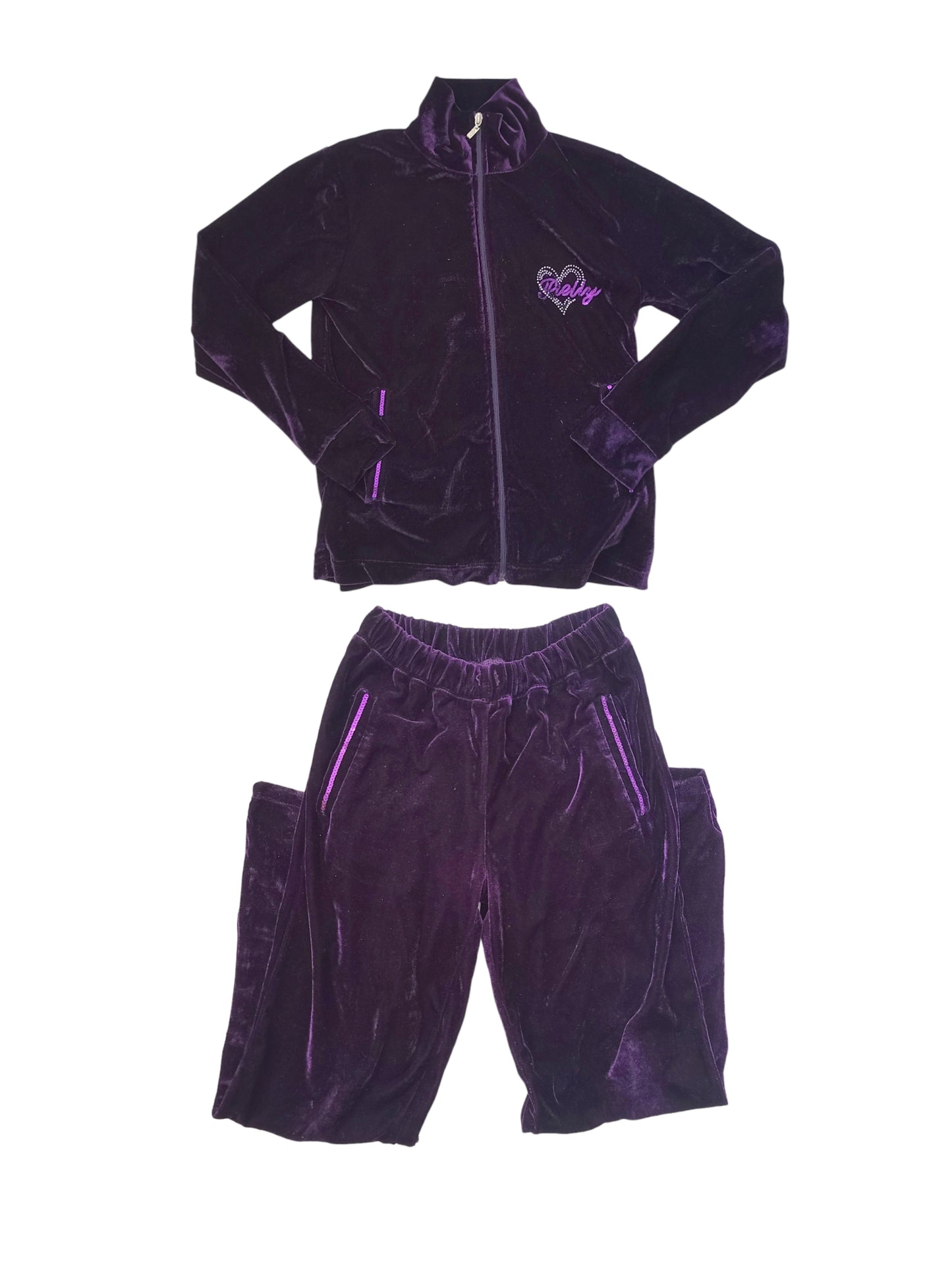Velvet mcbling y2k sweat set