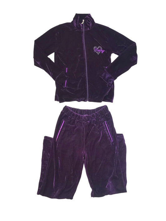Velvet mcbling y2k sweat set