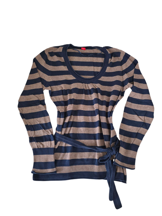 Y2k vintage striped softgrunge sweater