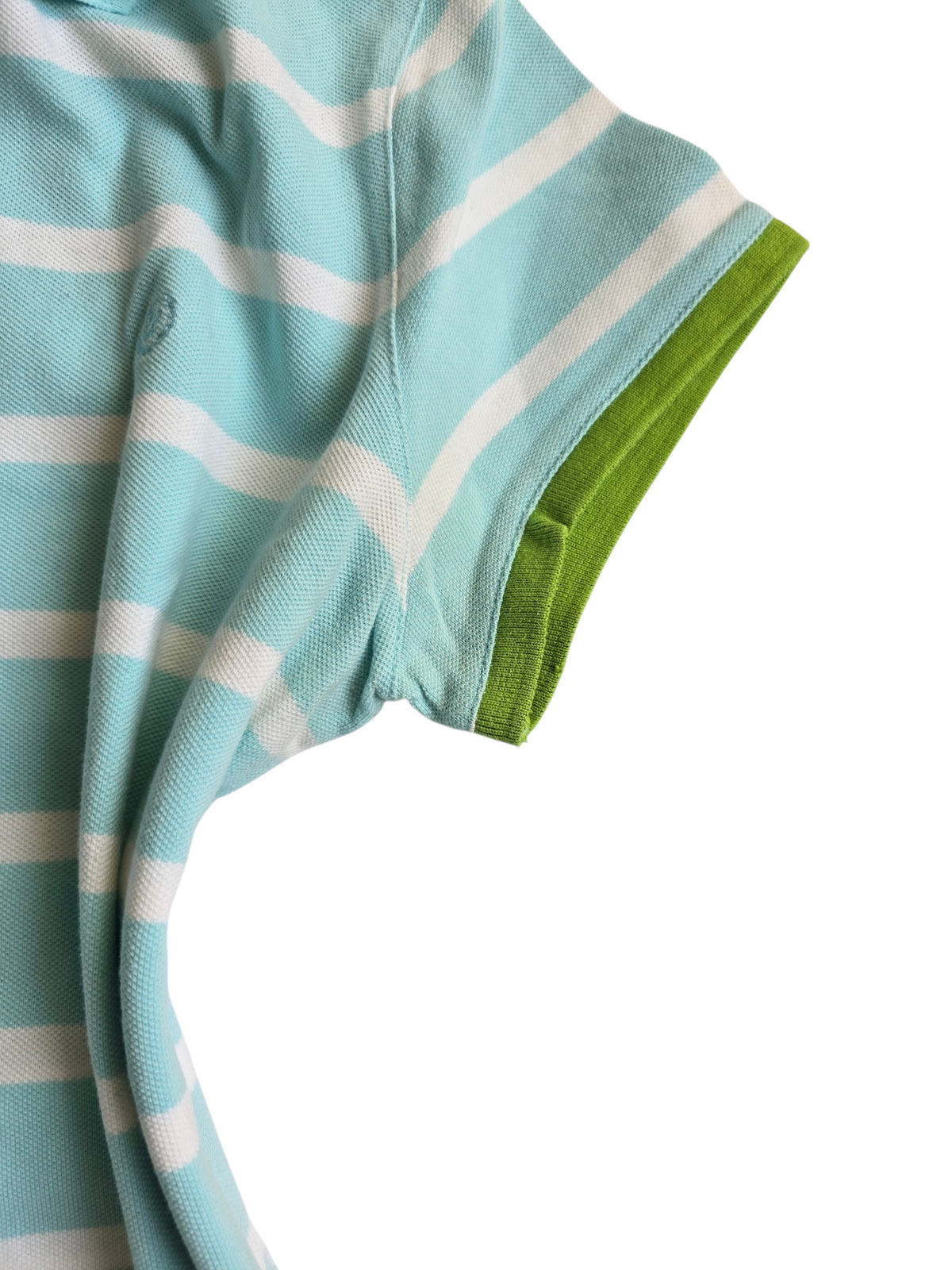 2000s vintage swag striped blue shirt