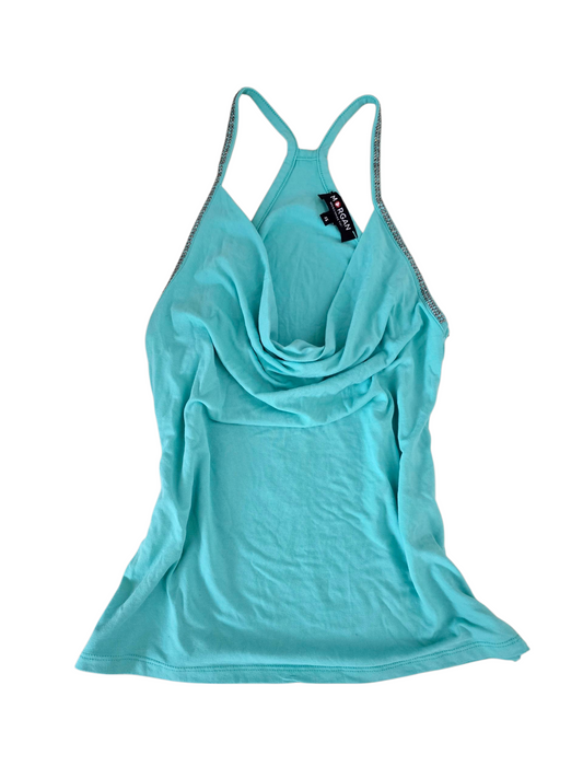 Y2k vintage Morgan of you draped mcbling top