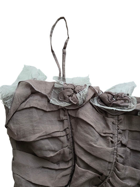 Y2k vintage flirtatious romantic corset