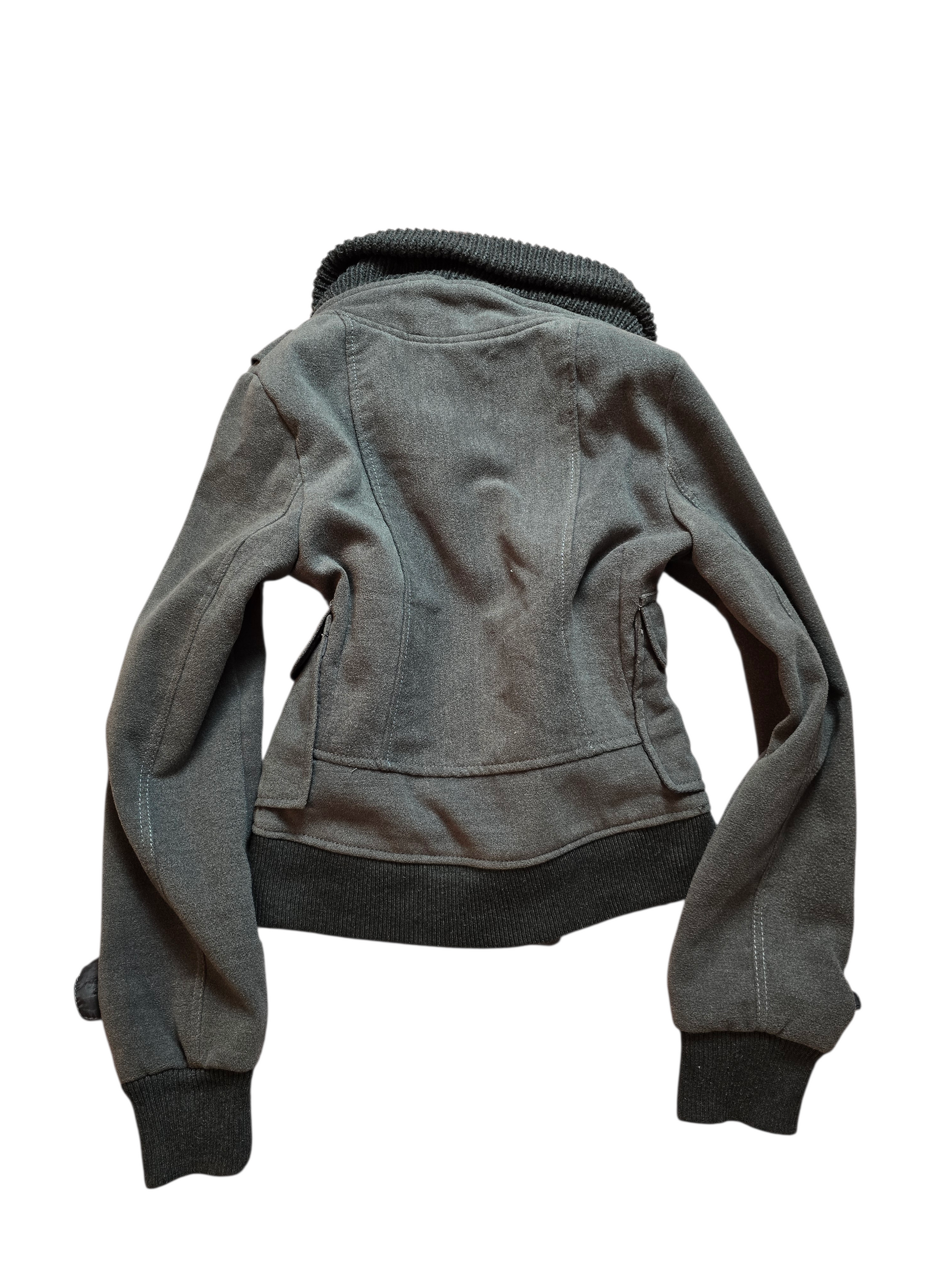 00s vintage grey softgrunge coat - zimfriperie