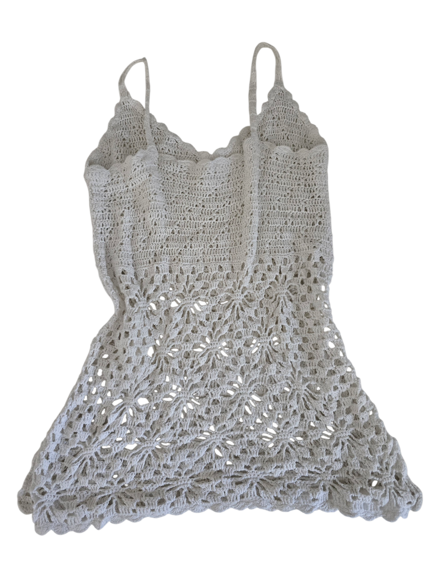 2000s vintage boho fairy crochet top