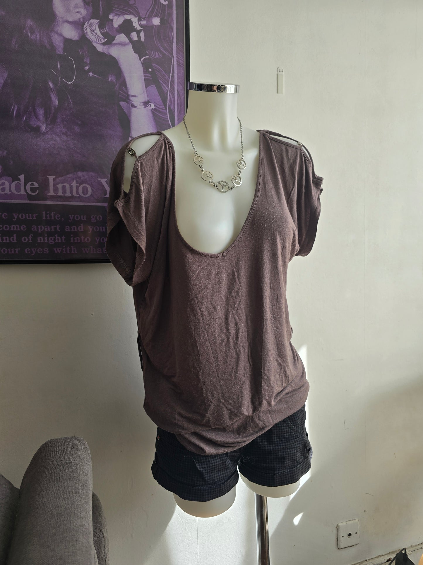 00s vintage indie sleaze slouchy dress