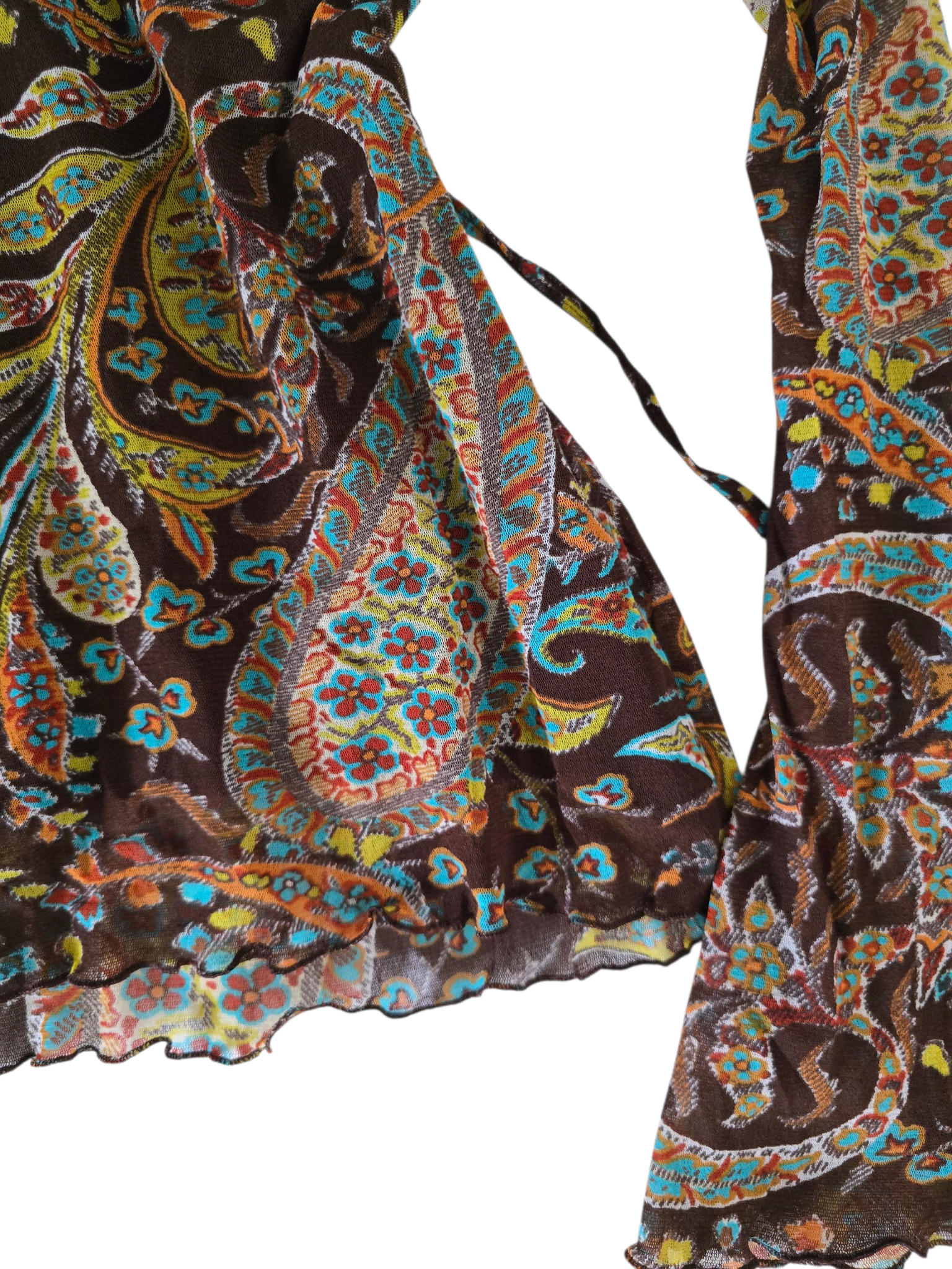 2000s vintage fairy boho brown top - zimfriperie