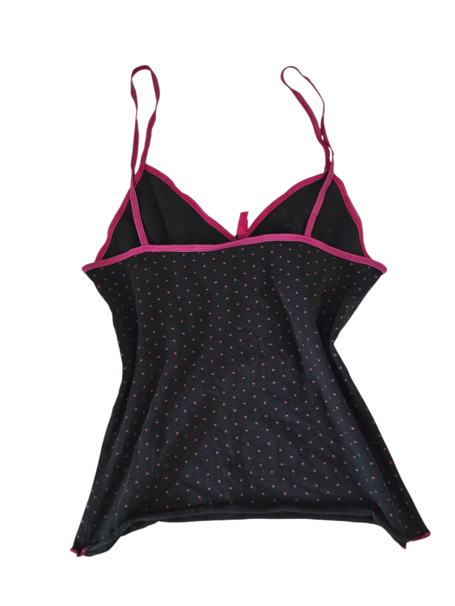 2000s vintage coquette polka dots babydoll top - zimfriperie