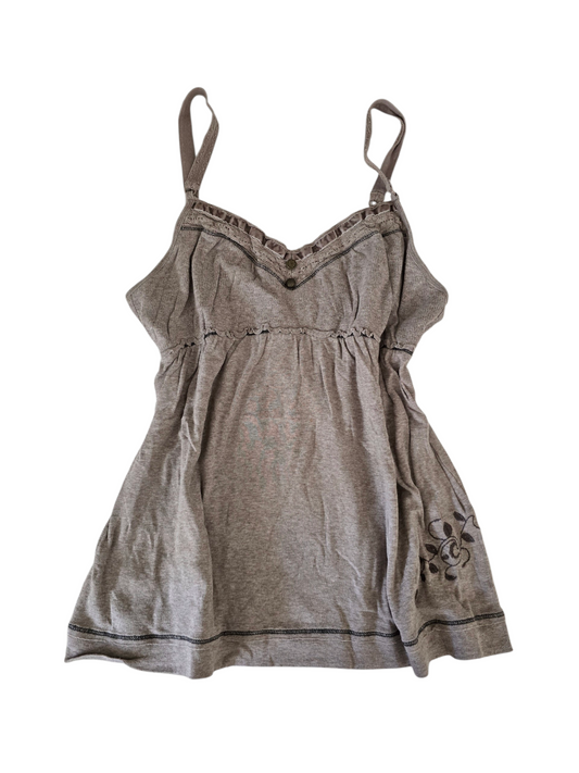 2000s vintage whimsical babydoll top