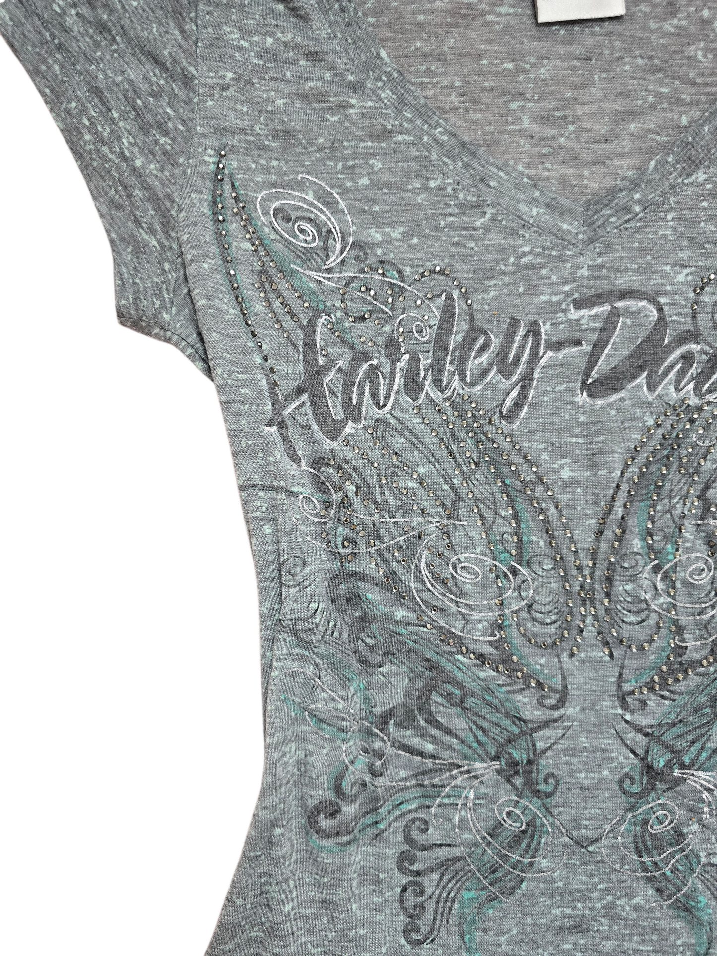 00s Harley Davidson vintage softgrunge top