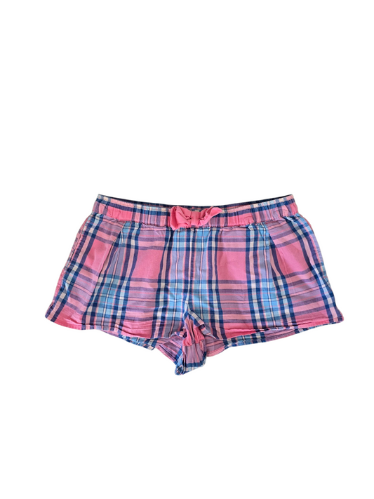 00s vintage mini short coquette plaid low waist downtown 2000