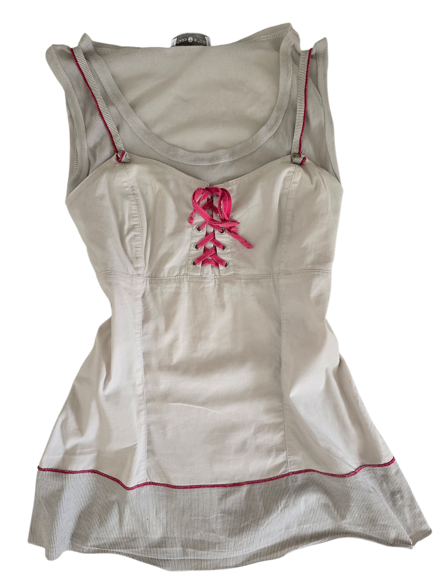 2000s vintage indie sleaze medieval top