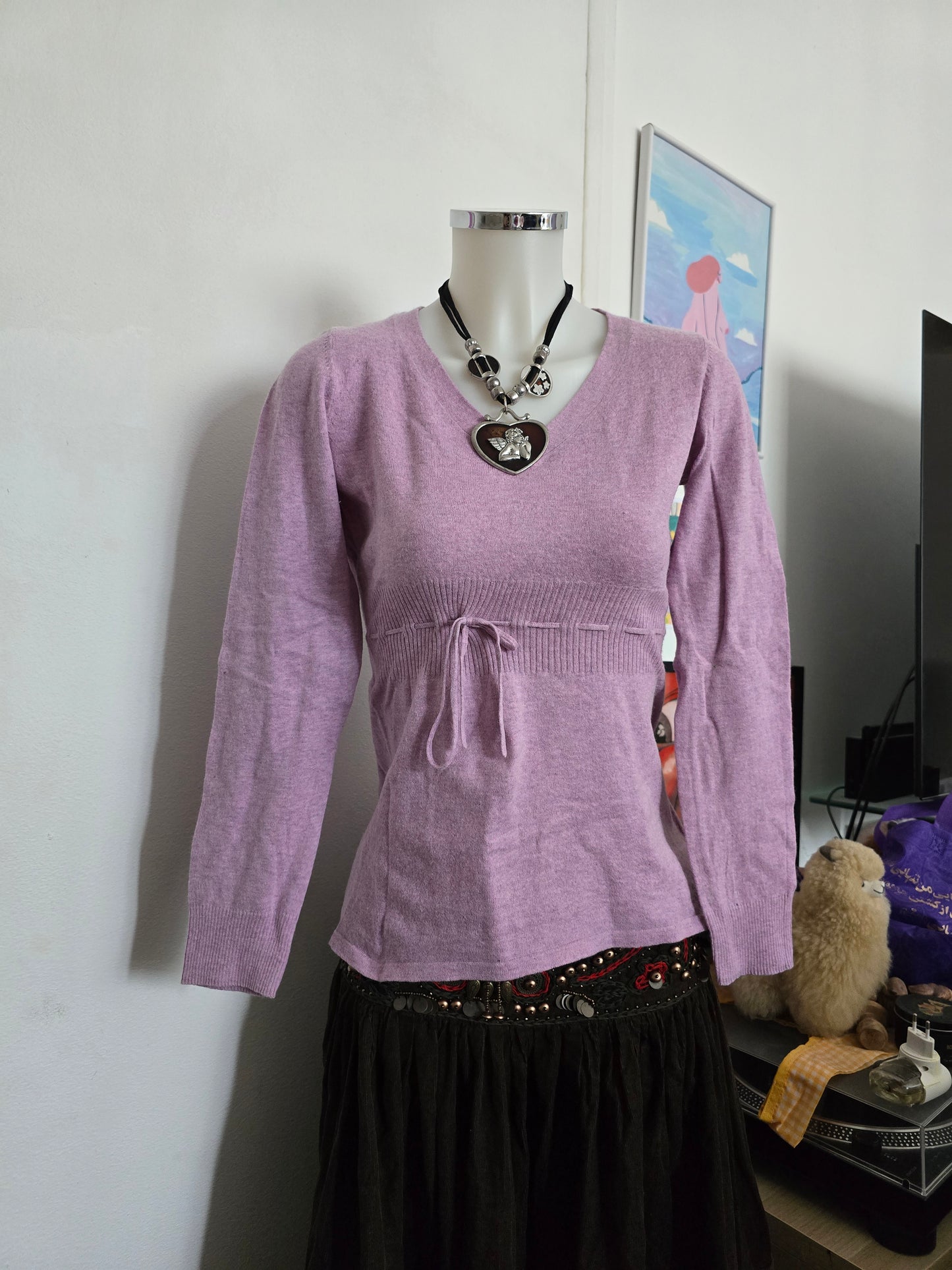 90s vintage flirty downtown sweater