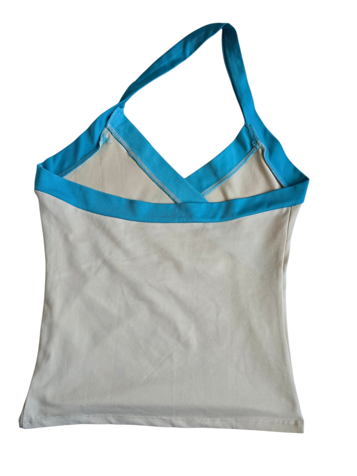 2000s vintage activewear halter top