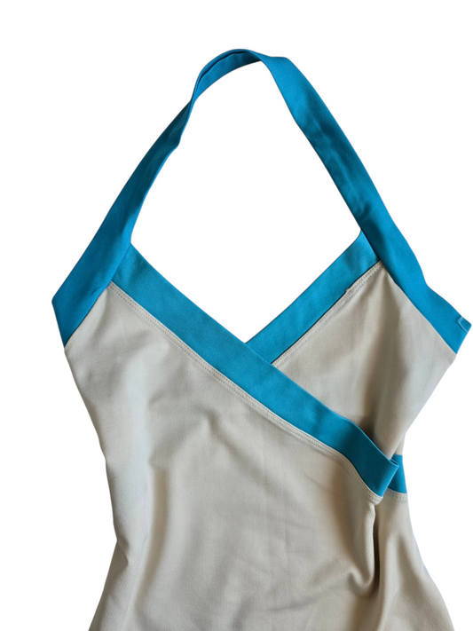 2000s vintage activewear halter top